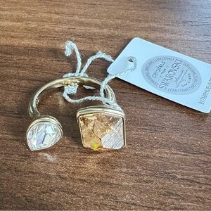 Atelier Swarovski Gold and Crystal Ring Christmas gift